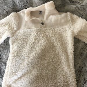 Quarter zip sherpa